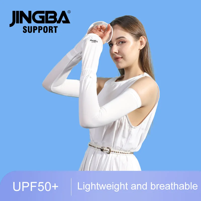 3945 Arm Sun Sleeves Compression UV Protection Cooling for Men Women Summer Sunblock Cycling Driving Golf Running