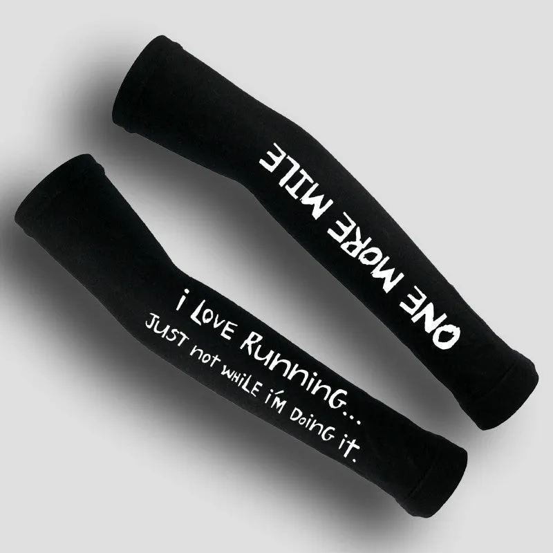 Arm Sleeves- “I Love Running”