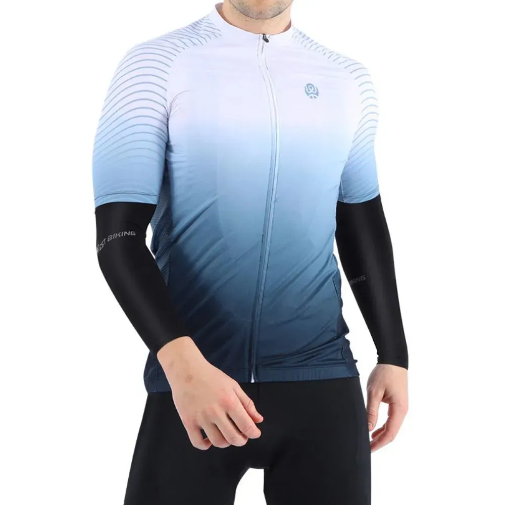 Arm Sleeves Ice Fabric Breathable Quick Dry Running Sportswear Sun UV Protection Long Arm Cover Cycling Arm Sleeves