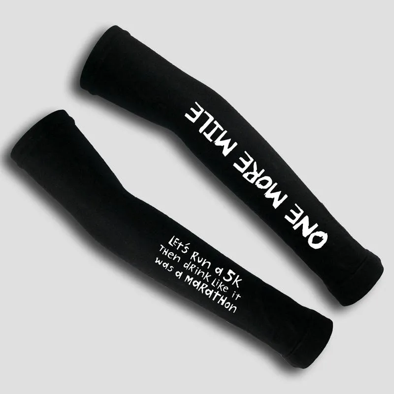 Arm Sleeves- ”Let's Run A 5K"'