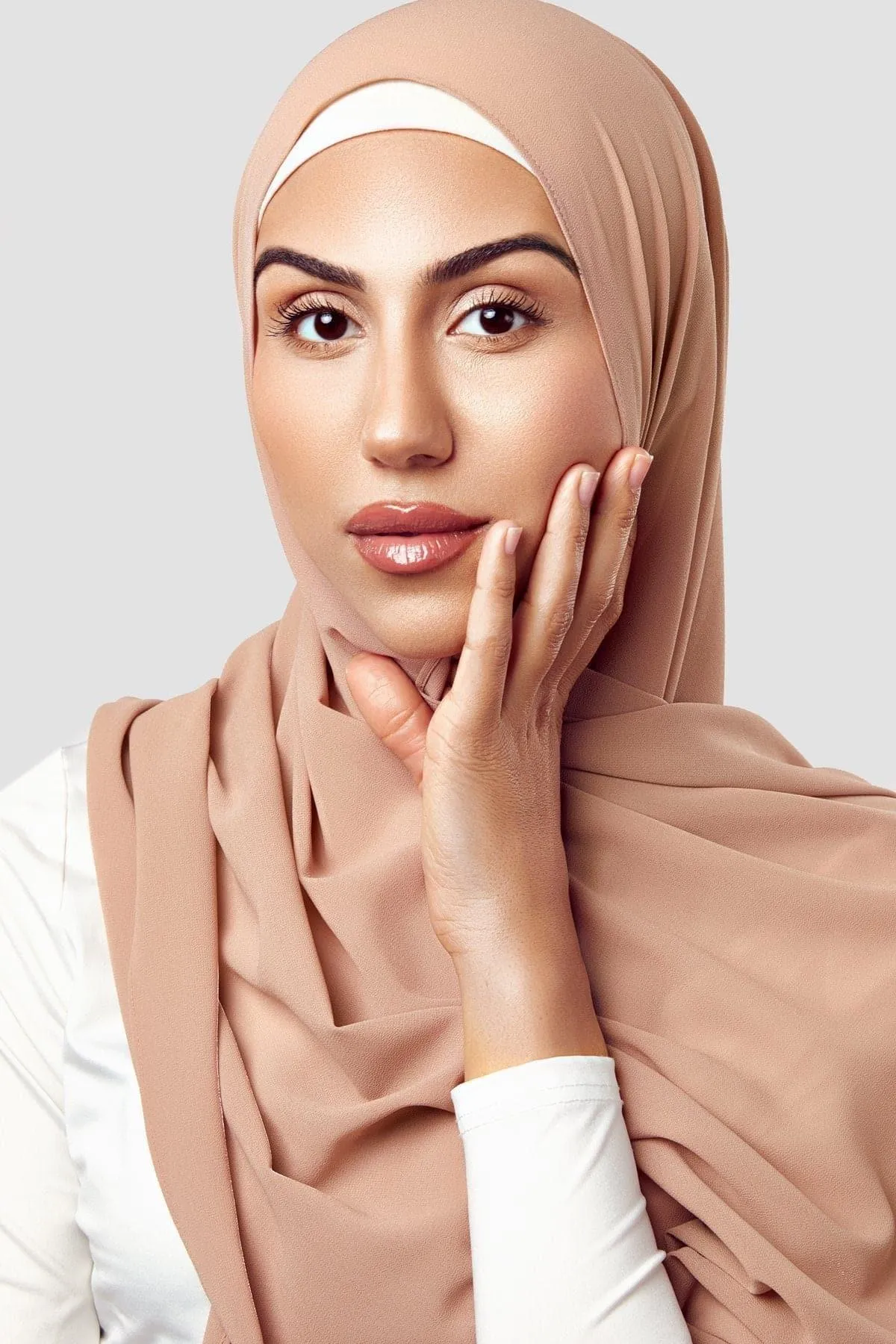 Basic Luxe Chiffon Hijab- Nadeen