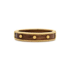 Berry Small Hinged Cuff- Teak