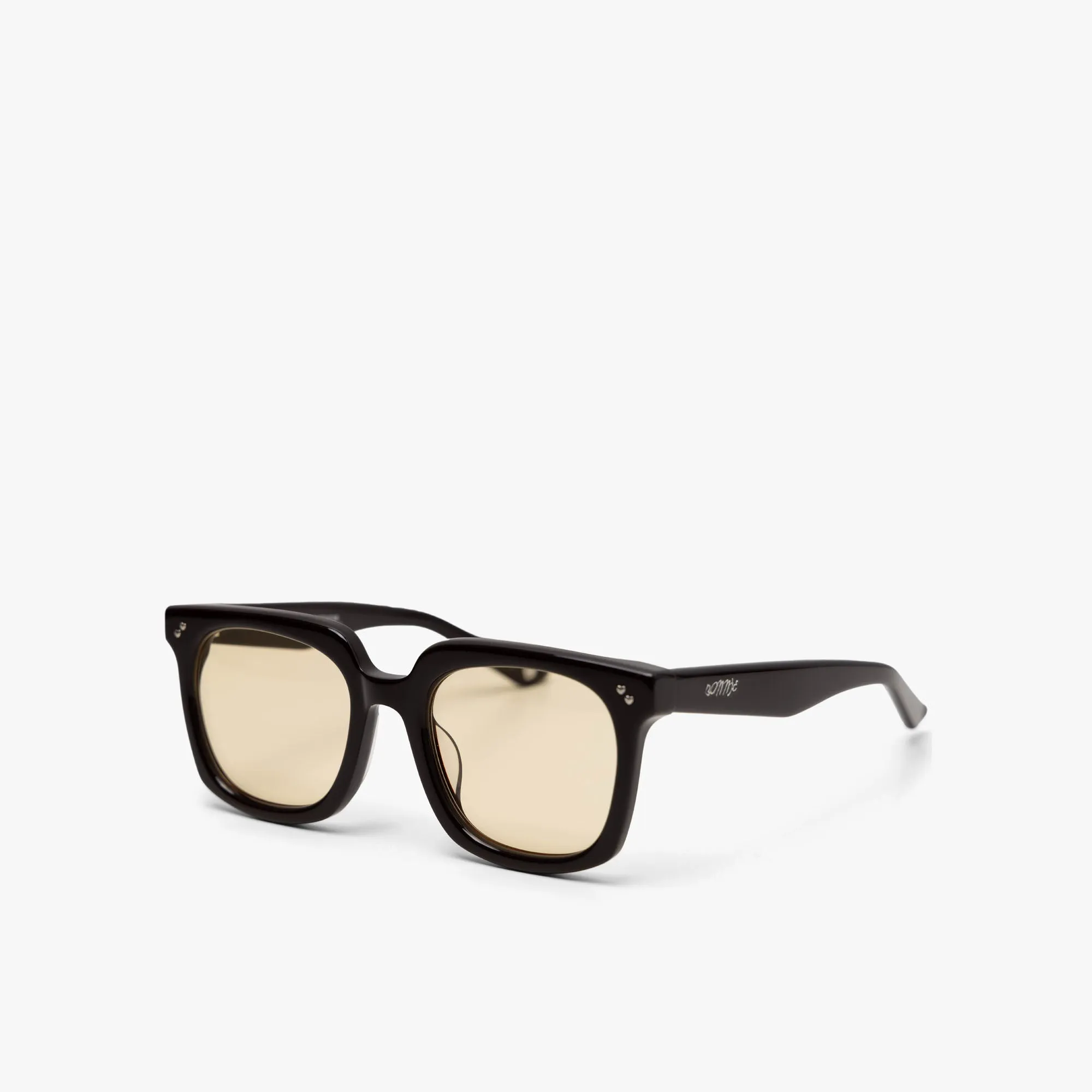 Bonnie Clyde Mercutio Sunglasses Dark Brown / Yellow