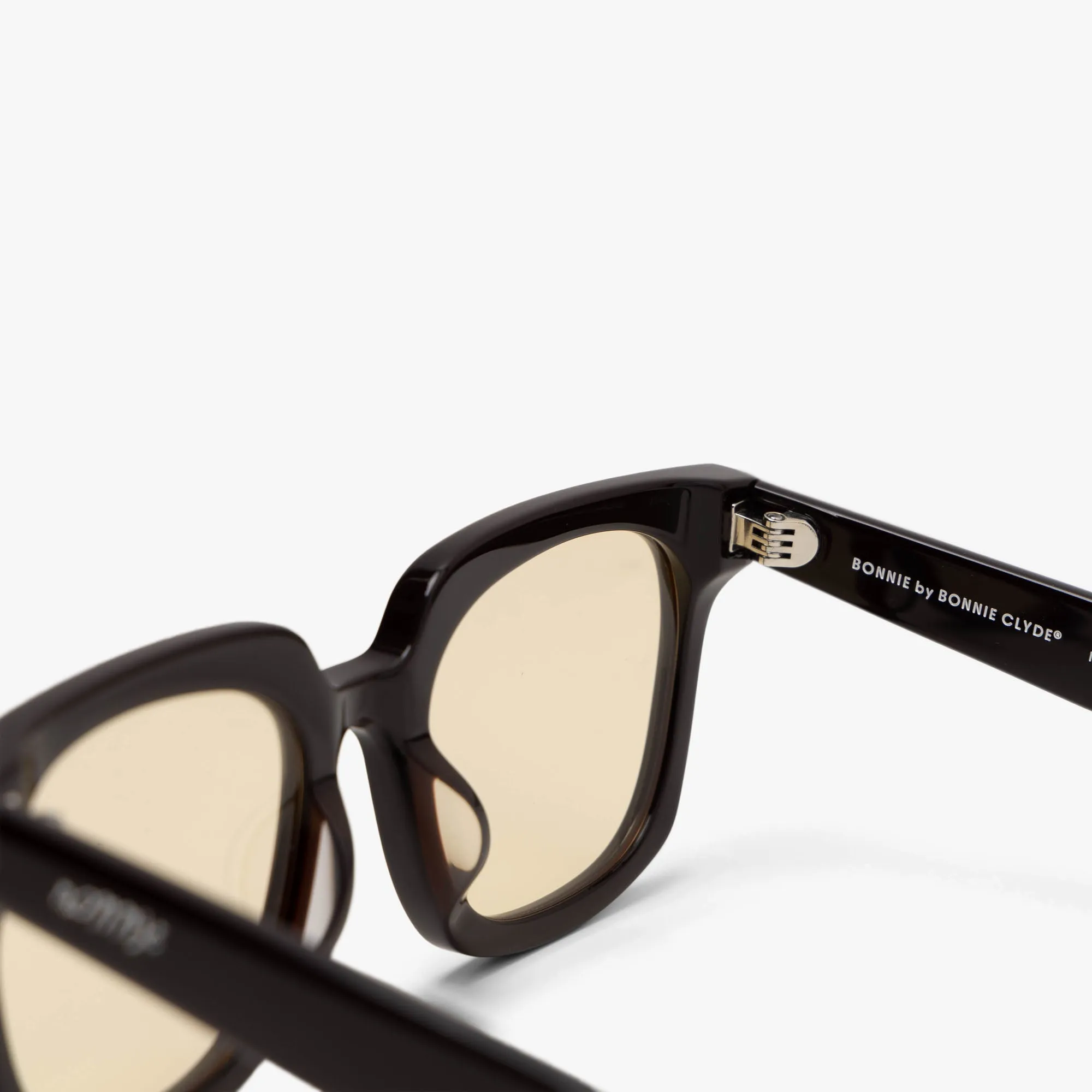 Bonnie Clyde Mercutio Sunglasses Dark Brown / Yellow