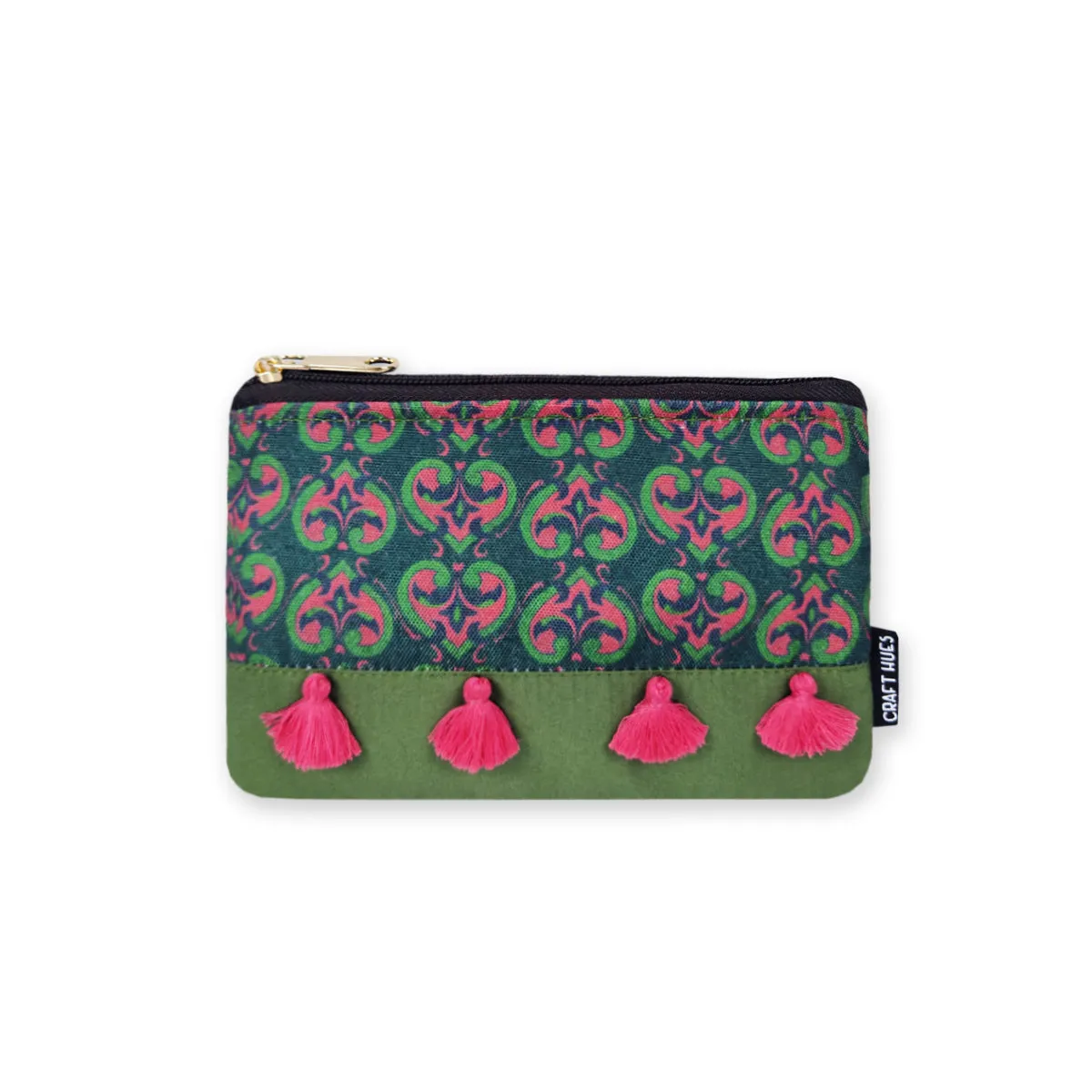 Box Sling Pouch Combo- Green Knot