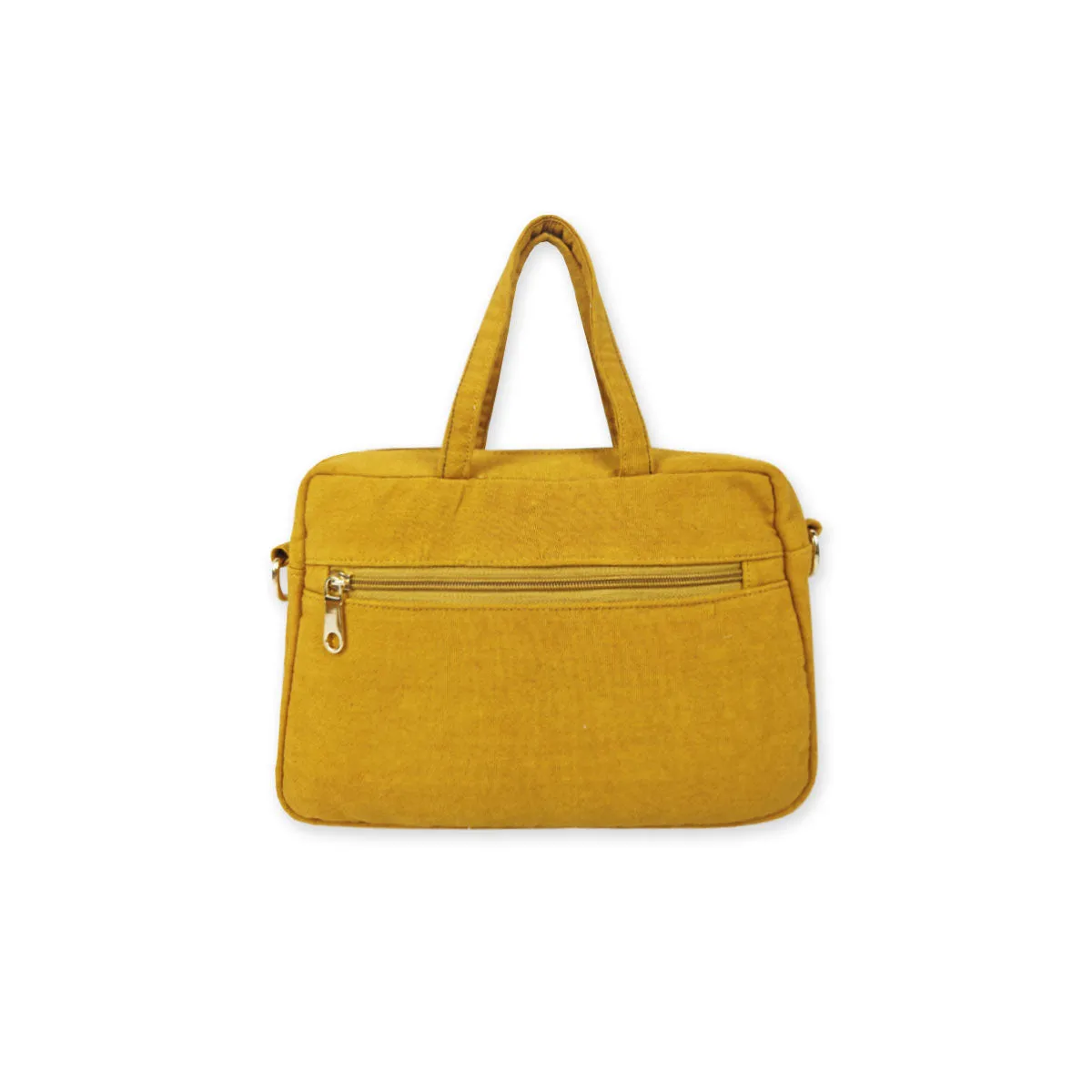 Box Sling Pouch Combo- Mustard Knot