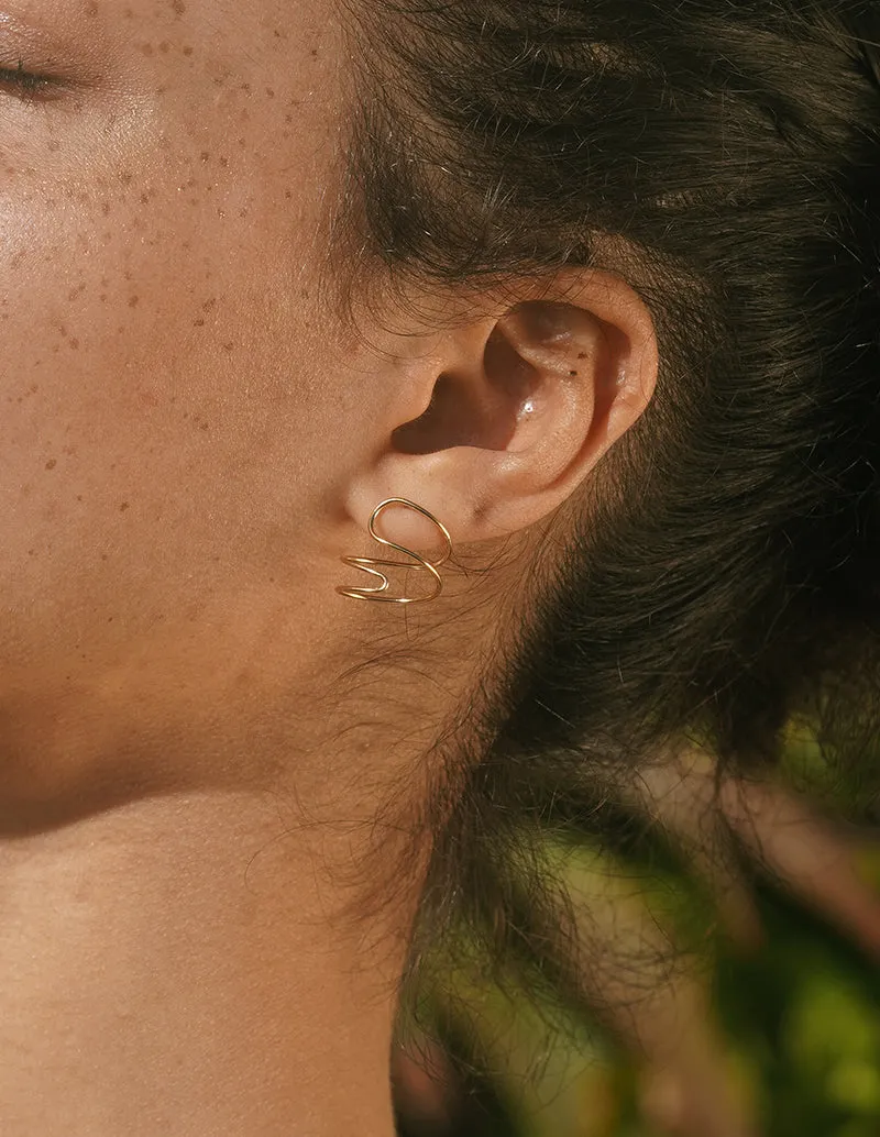Breeze Earrings - Silver