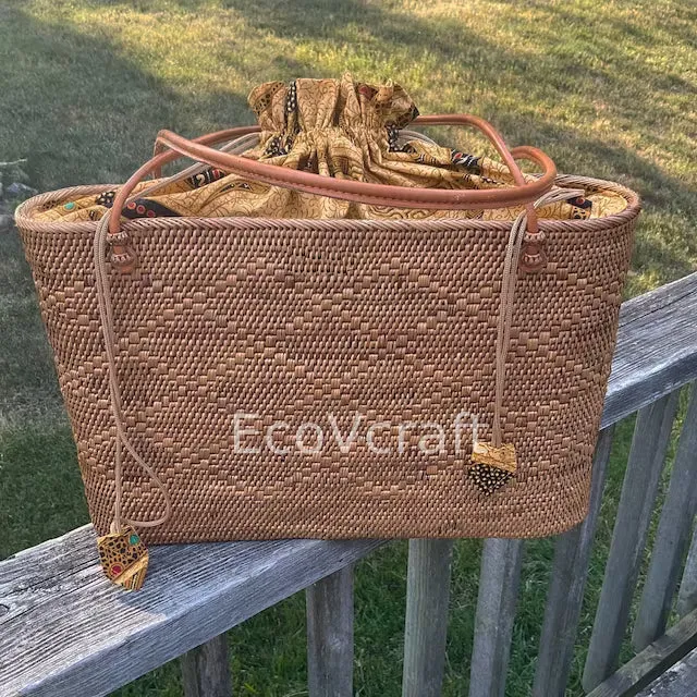 Brick Art Brown Tote Bag