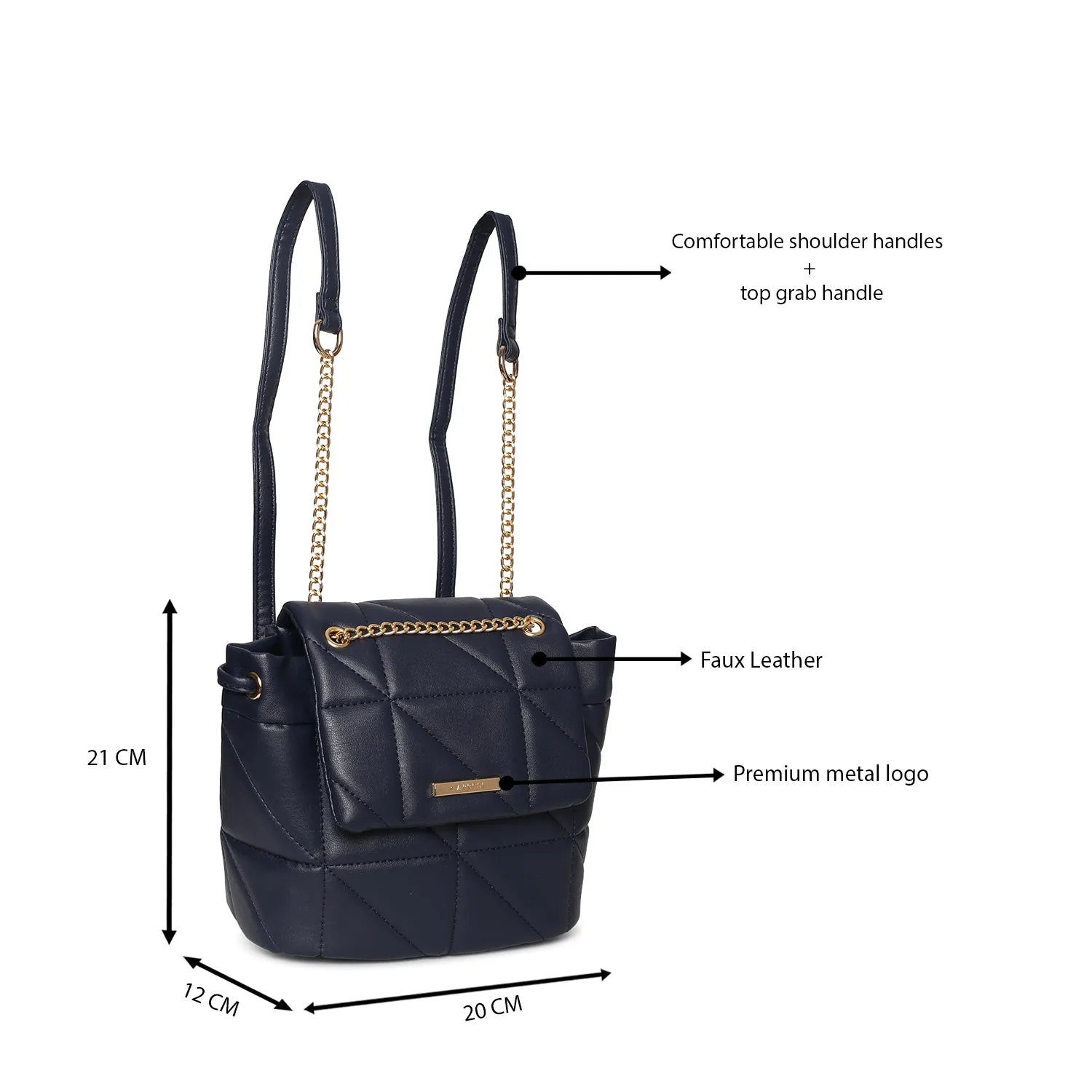 Caprese Veleriya Sling Small Navy