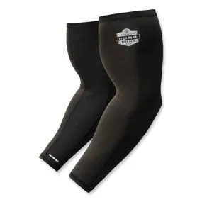 Chill-its 6690 Performance Knit Cooling Arm Sleeve, Polyester/spandex, 2x-large, Black, 2 Sleeves, Ships In 1-3 Business Days