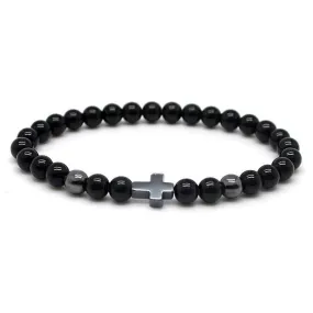 Cross Bead Bracelet <br> Men of Faith
