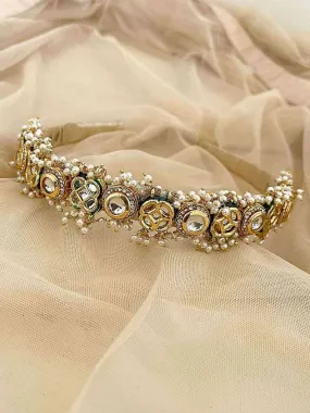 Embellished Pearl And Crystal Hairband