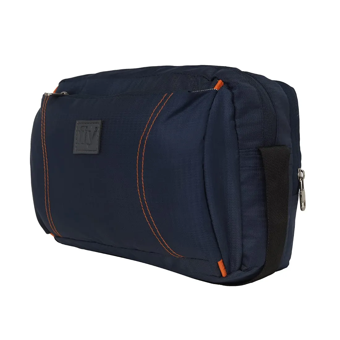 Fly Fashion Nylon Sling Bag for Men Cross Body Travel Office Business Messenger one Side Shoulder Bag for Men and Women - Blue