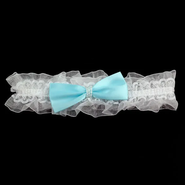 Girls Stretch Hairband with Bow & Pearls