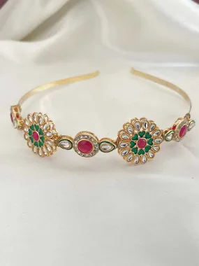 Gold Plated Sheeshphool Hairband