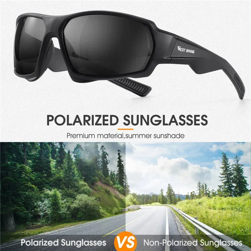 HD Polarized Cycling Sunglasses UV400 Protection Bike MTB Road Bicycle Eyewear Men Women Outdoor Sport Goggles
