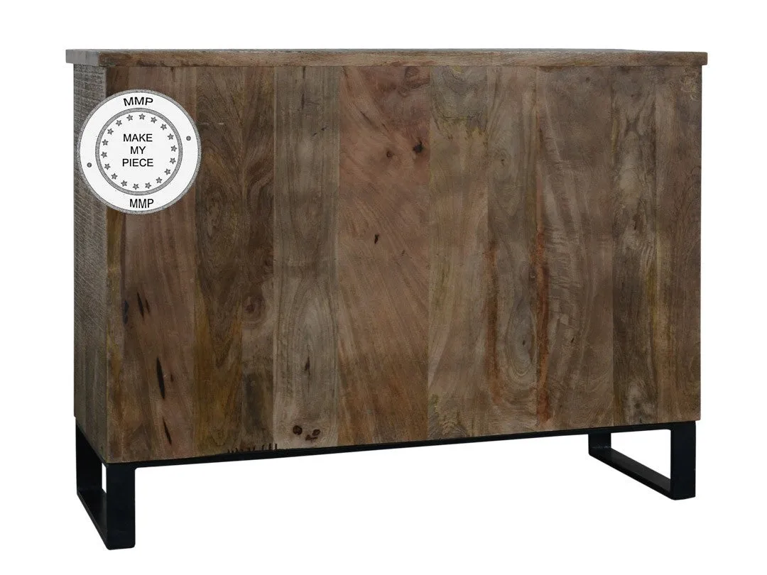 Industrial Chest of Drawers Sideboard Metal Legs