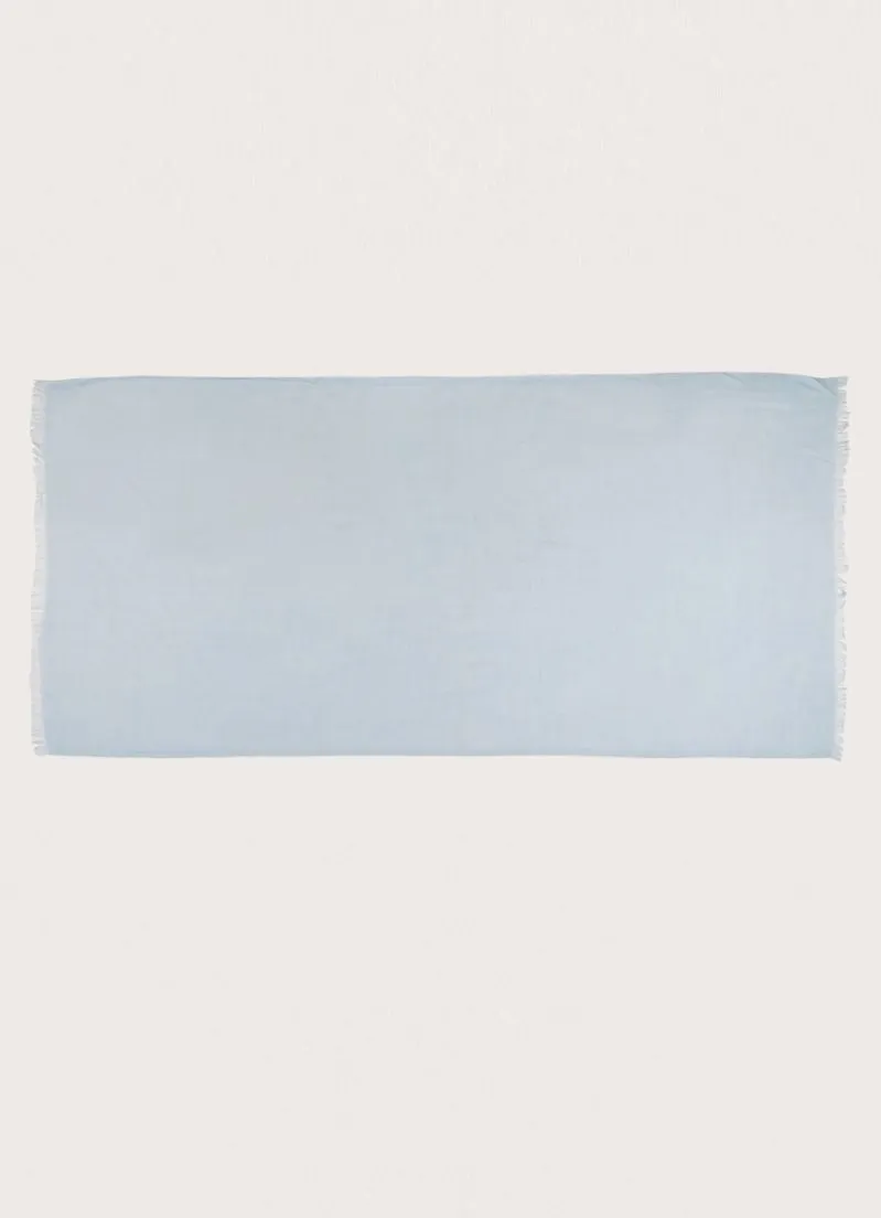 Light Blue Cotton Soft scarf