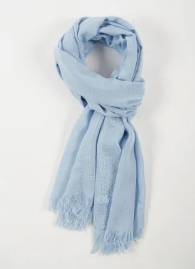 Light Blue Cotton Soft scarf
