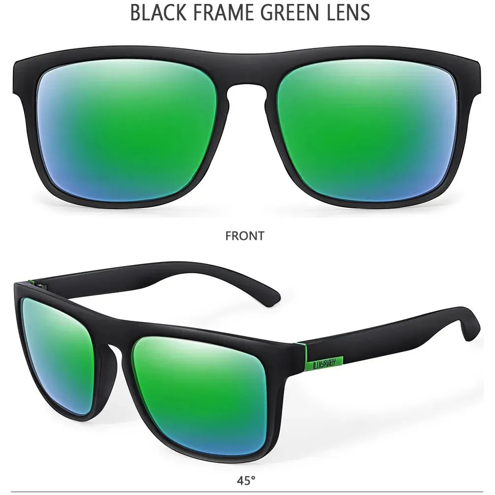 LOISRUBY Brand Square Cycling Sunglasses Men Polarized Fishing Sun Glasses UV400 Eyewear Women Shades oculos de sol masculino
