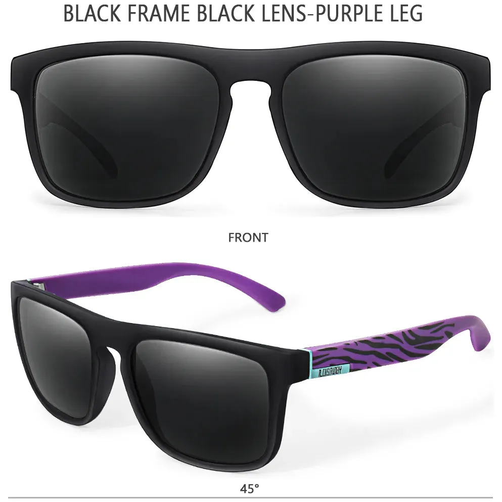 LOISRUBY Brand Square Cycling Sunglasses Men Polarized Fishing Sun Glasses UV400 Eyewear Women Shades oculos de sol masculino