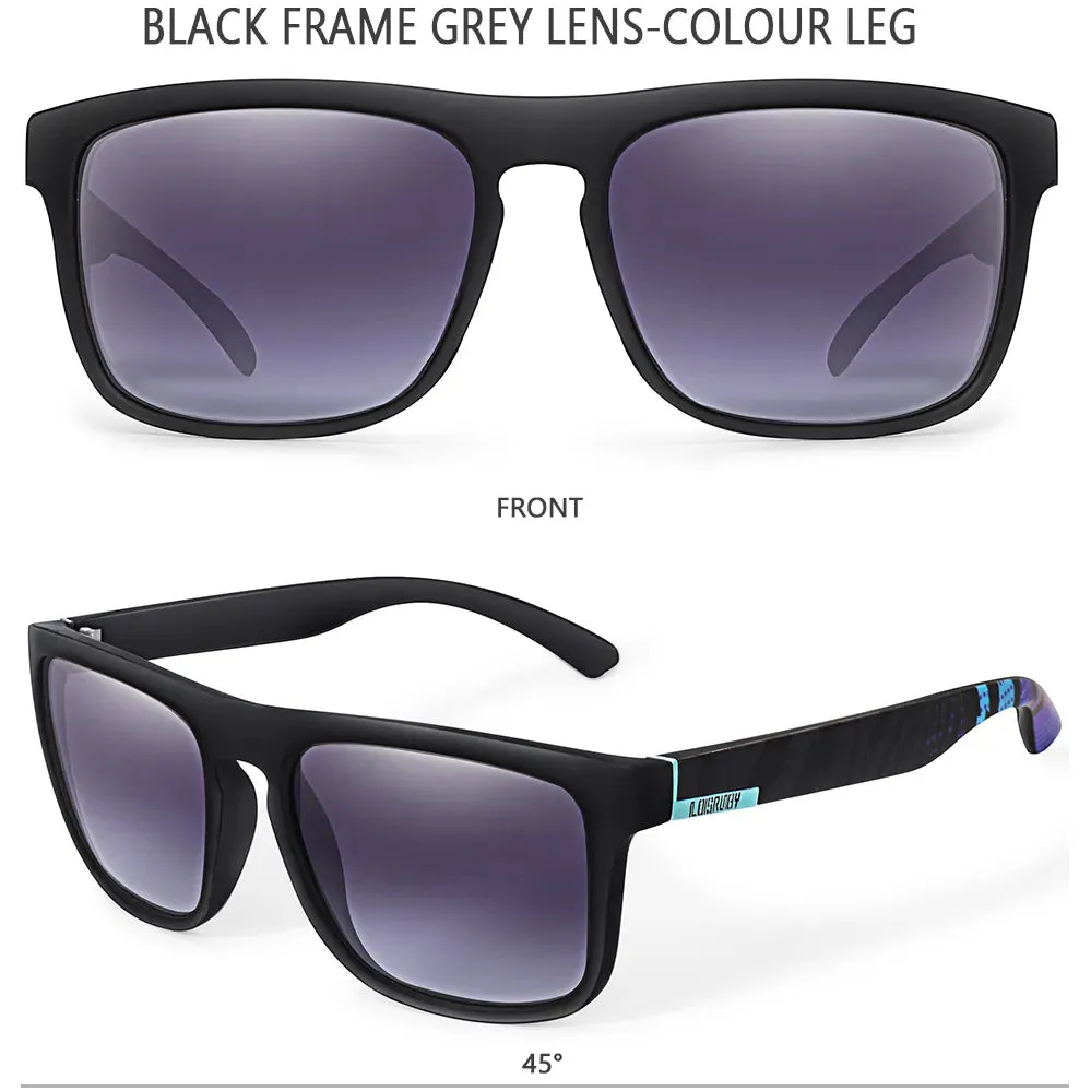 LOISRUBY Brand Square Cycling Sunglasses Men Polarized Fishing Sun Glasses UV400 Eyewear Women Shades oculos de sol masculino