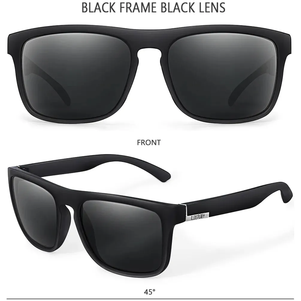 LOISRUBY Brand Square Cycling Sunglasses Men Polarized Fishing Sun Glasses UV400 Eyewear Women Shades oculos de sol masculino