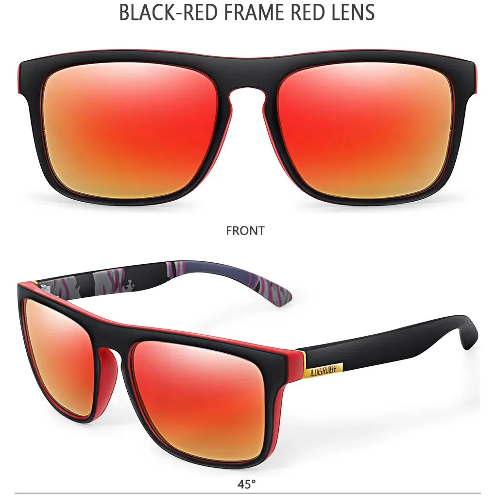 LOISRUBY Brand Square Cycling Sunglasses Men Polarized Fishing Sun Glasses UV400 Eyewear Women Shades oculos de sol masculino