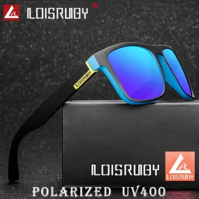 LOISRUBY Brand Square Cycling Sunglasses Men Polarized Fishing Sun Glasses UV400 Eyewear Women Shades oculos de sol masculino