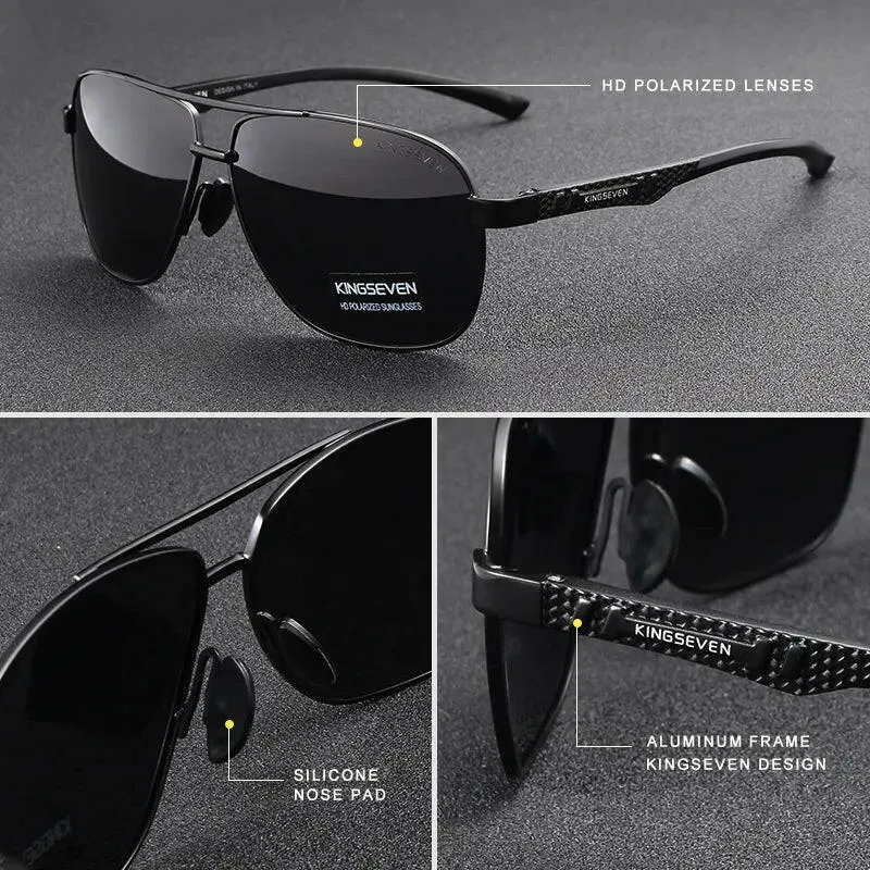 Men Aluminum Sunglasses Polarized UV400 Mirror Male Sun Glasses Women For Men Oculos de sol