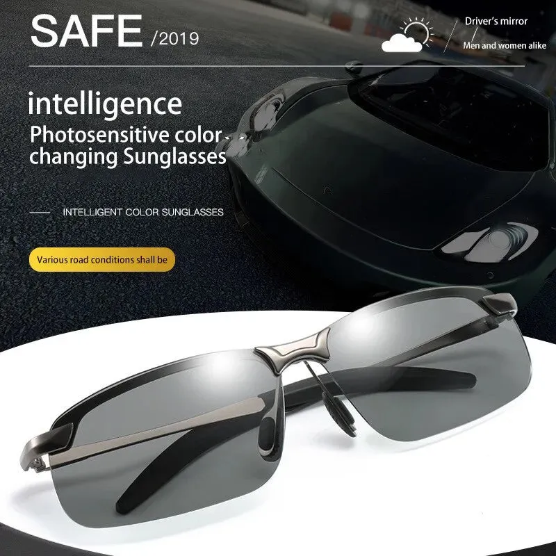 MenPolarized Color Changing Sunglasses Driver Polarized Color Changing Glasses Color Changing Night Vision And Day Vi