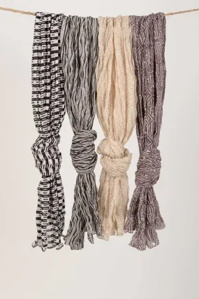Native Block Print Scarf