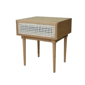 Natural Cane Side Table