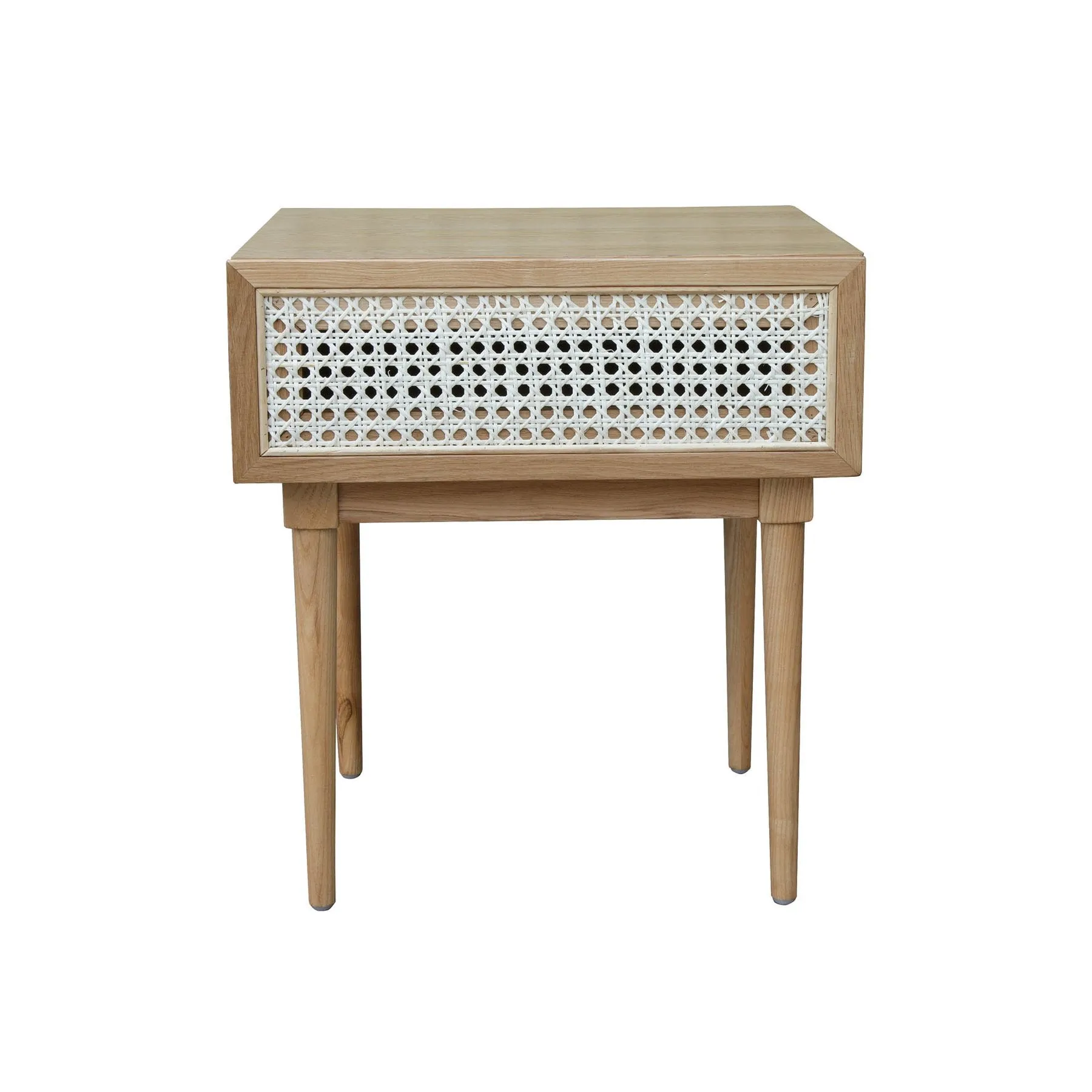 Natural Cane Side Table