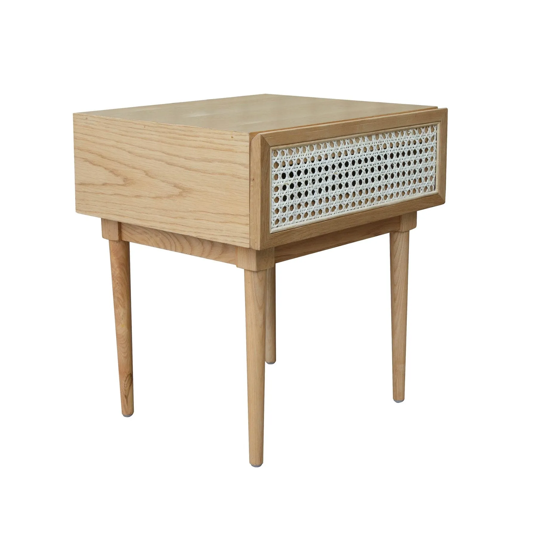Natural Cane Side Table