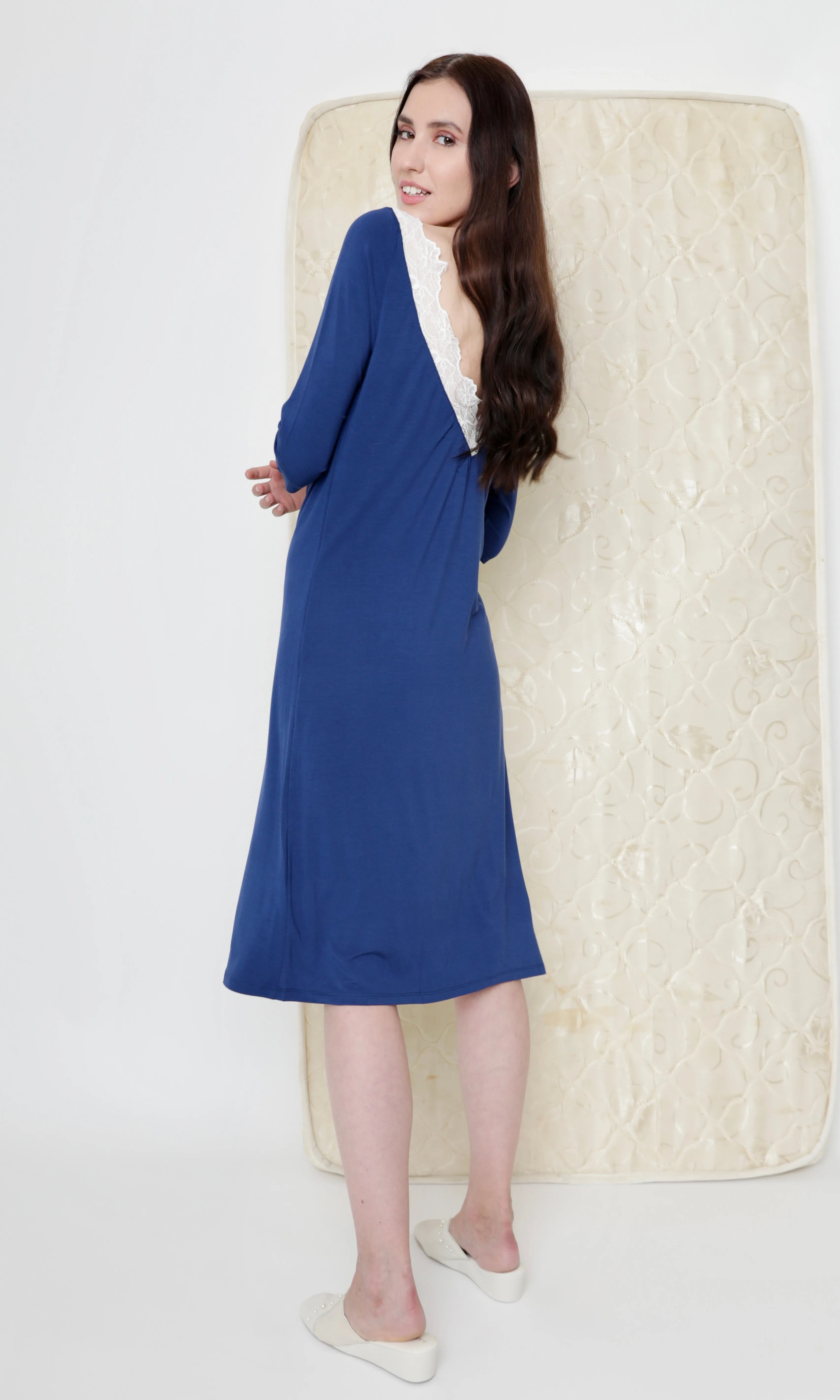 Navy Soft Nightdress
