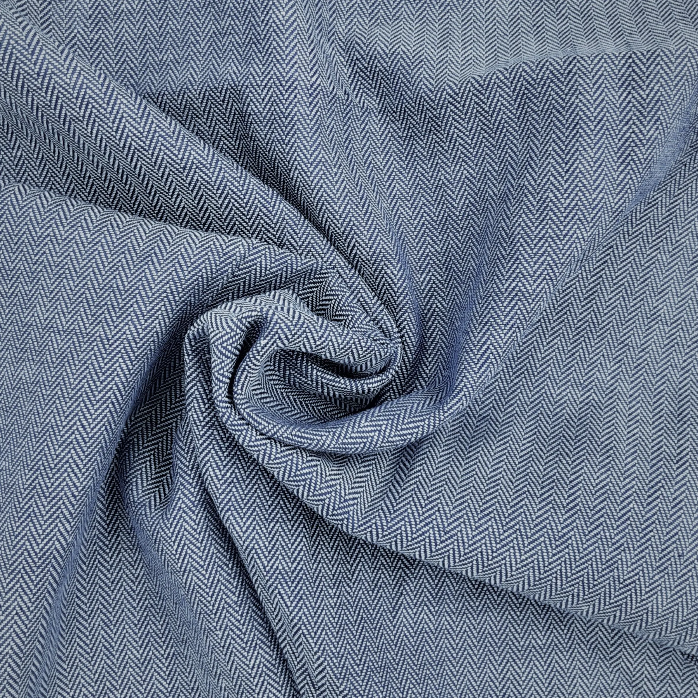Navy/White | Chevron 1/4" Shirting - SKU 6940 IT #S41