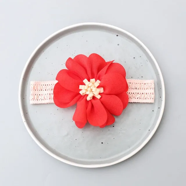 New Hair Accessories for Little Girls - Baby Flower and Crown Headbands Assorted Bow Pearl Lace Hair Band