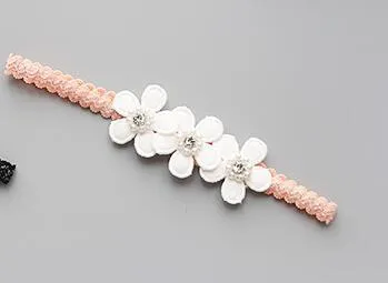 New Hair Accessories for Little Girls - Baby Flower and Crown Headbands Assorted Bow Pearl Lace Hair Band