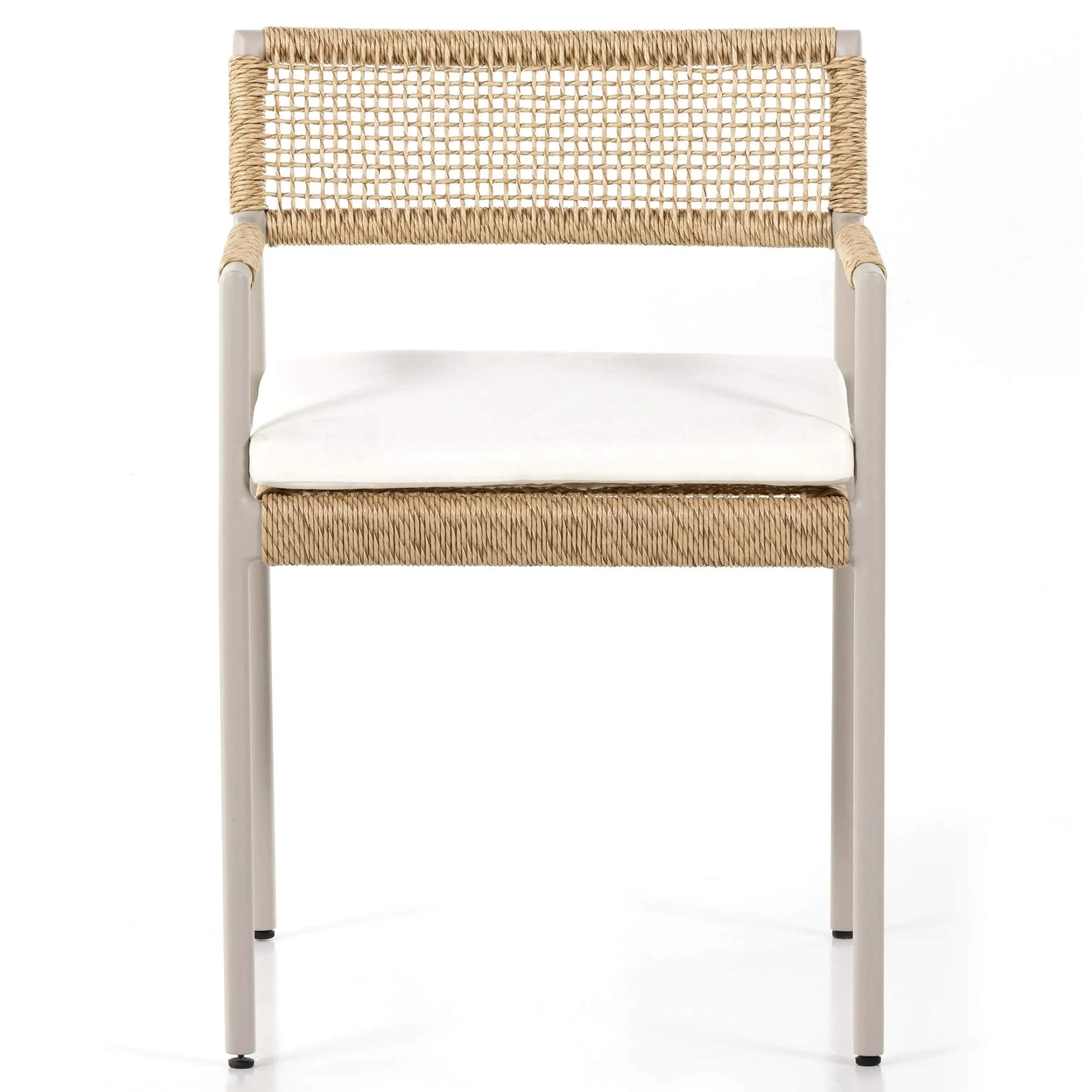 Niles Outdoor Dining Arm Chair, Natural