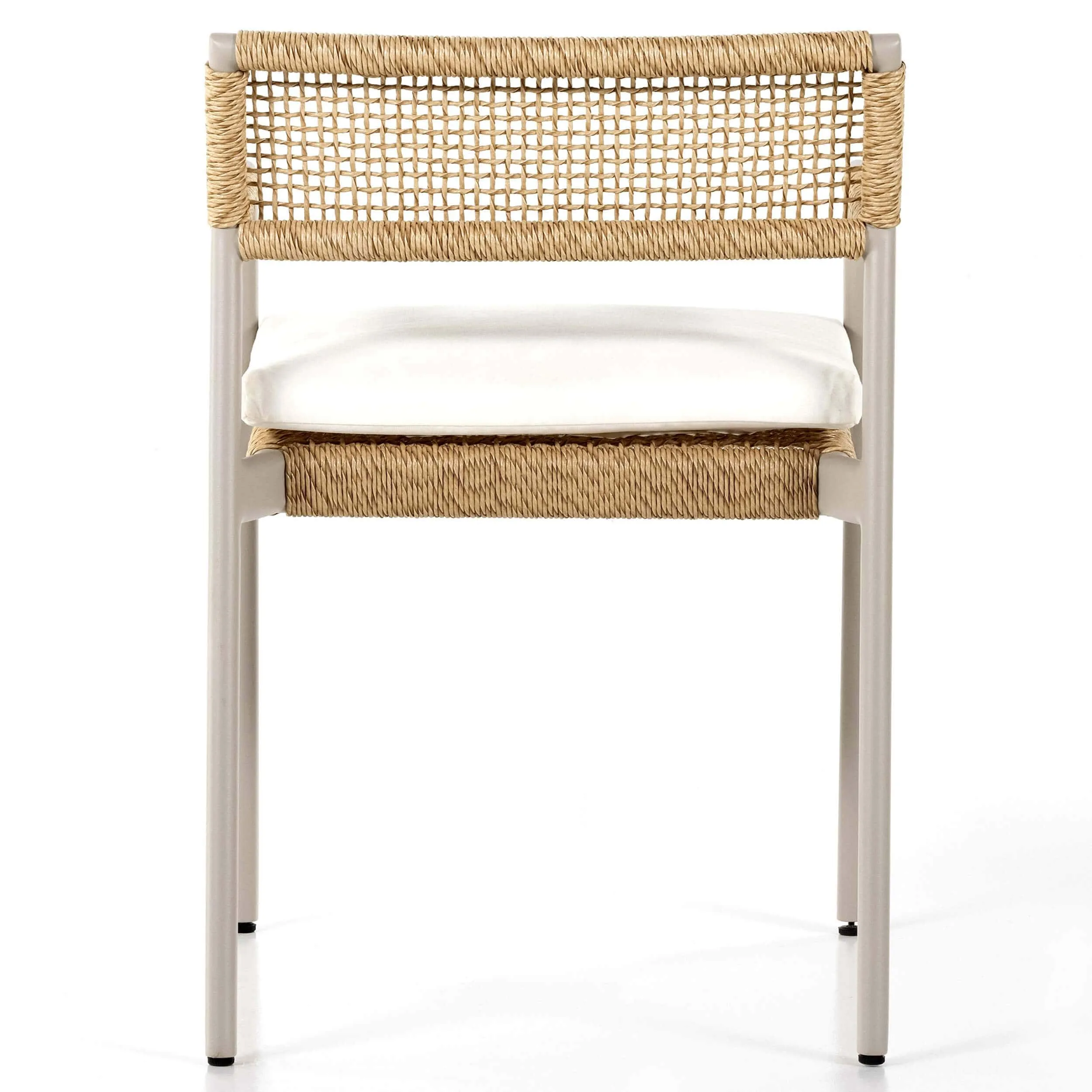 Niles Outdoor Dining Arm Chair, Natural