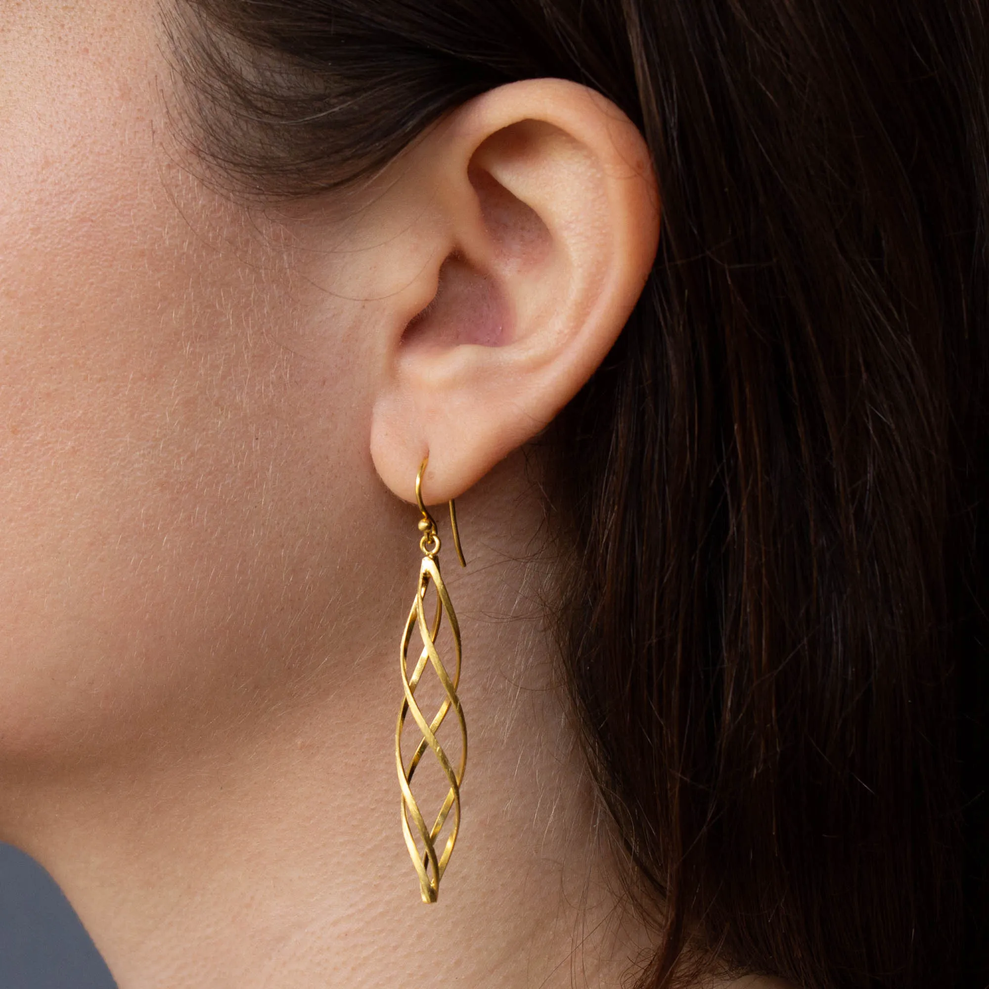 Open Twist Earrings