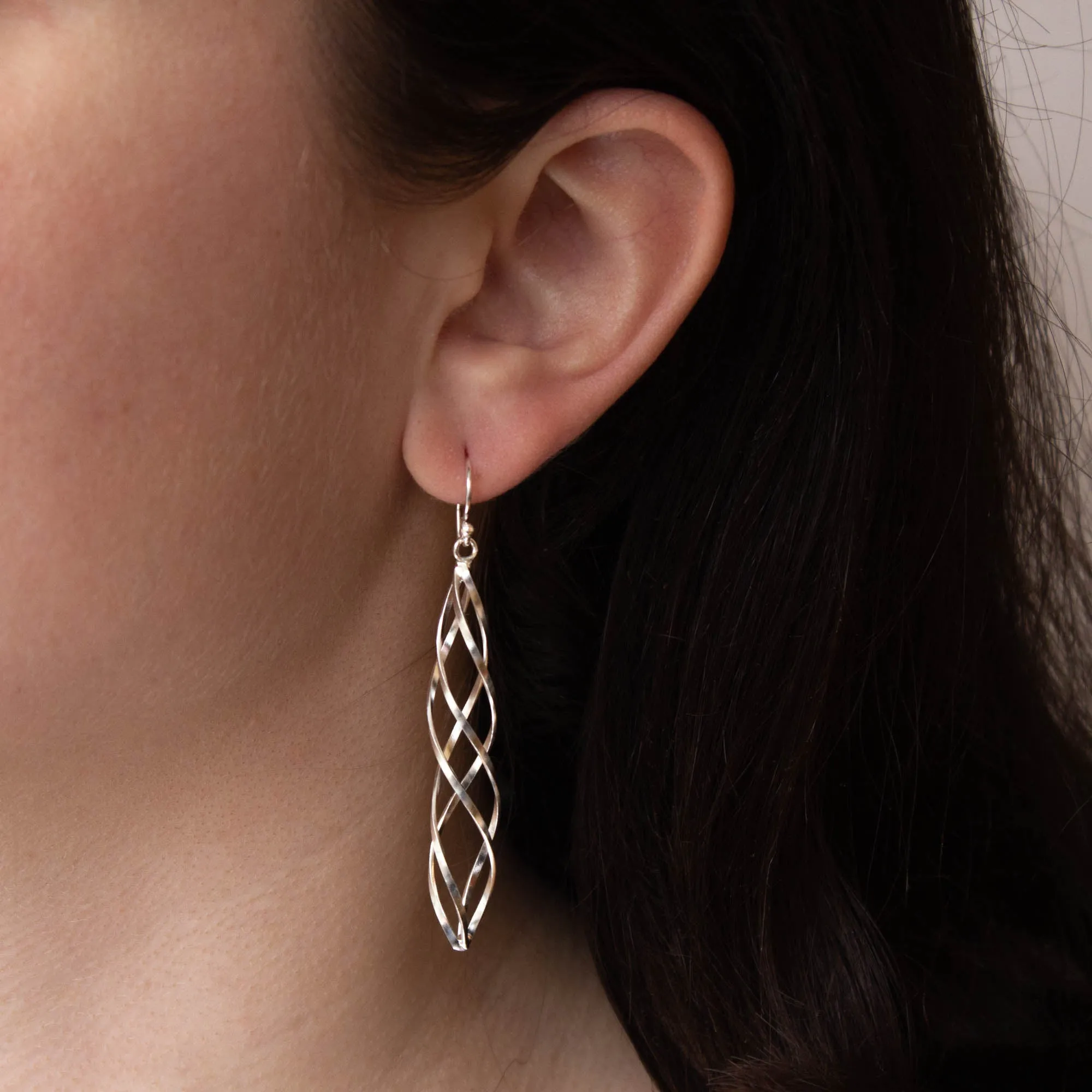 Open Twist Earrings