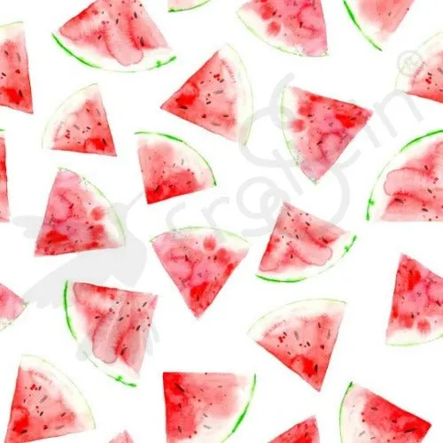 Organic Double Gauze - Watermelon