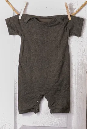 Organic Romper Onesie - Dark Leaf