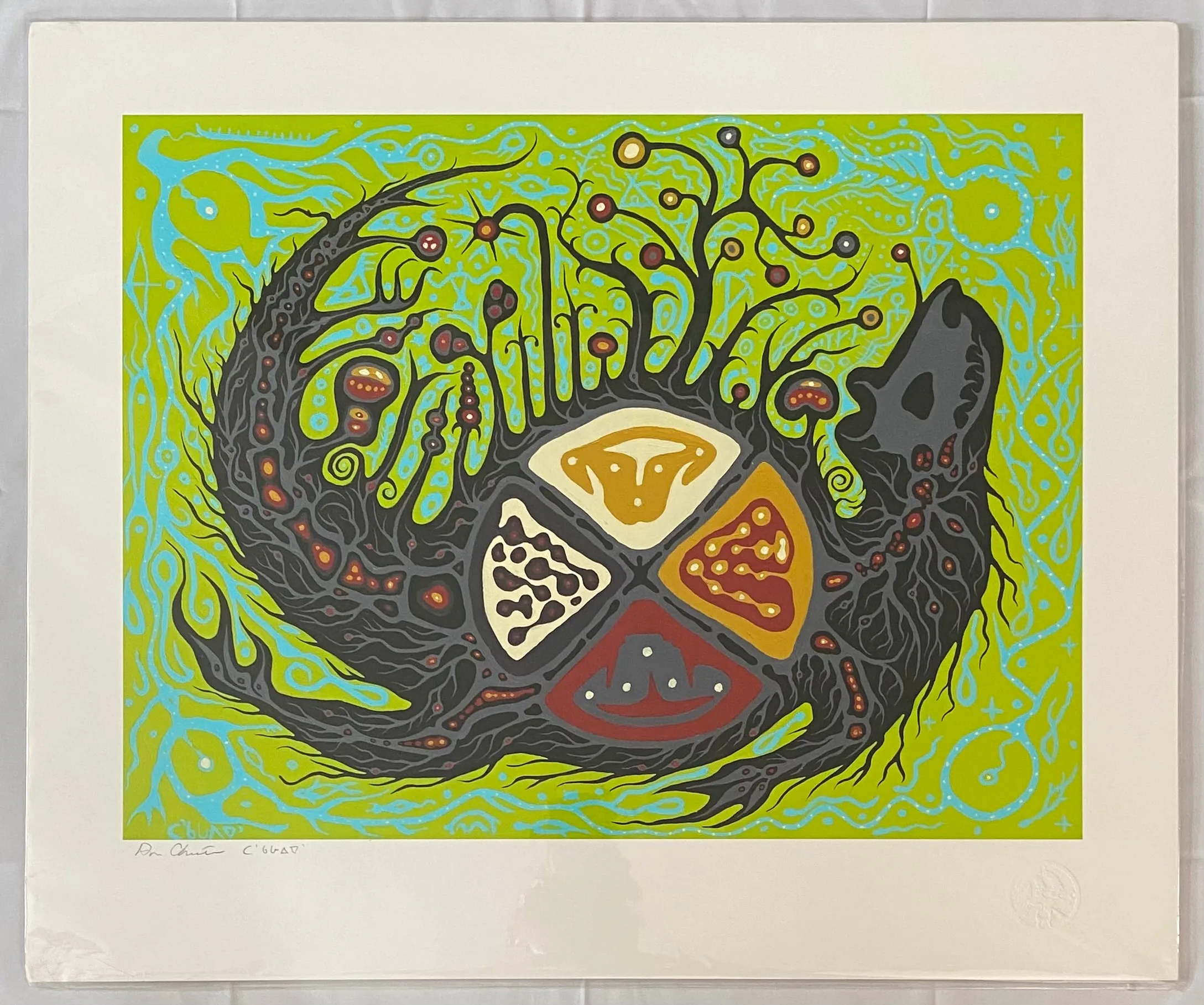 Otter Print; by Donald Chretien