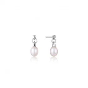 Pearl Drop Stud Earrings E043-02H