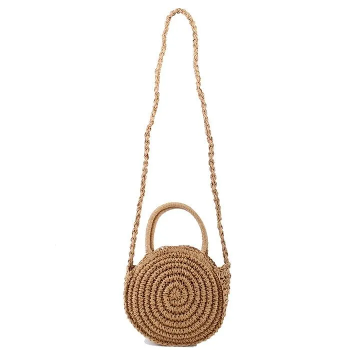 PPC6375 Mini Straw Handbag/Beach Bag