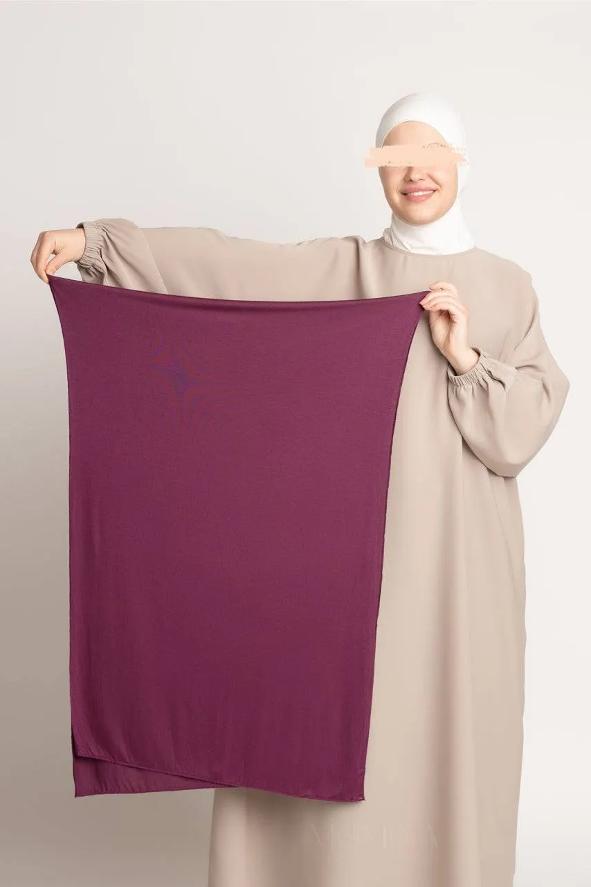 Premium Jersey Hijab - Mahogany