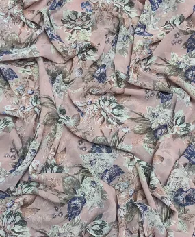 Printed Chiffon - Dusty Pink